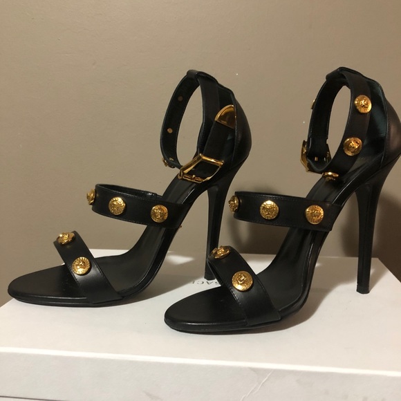 SOLD ‼️VERSACE Signature Medusa High Heel Sandal - Picture 5 of 7